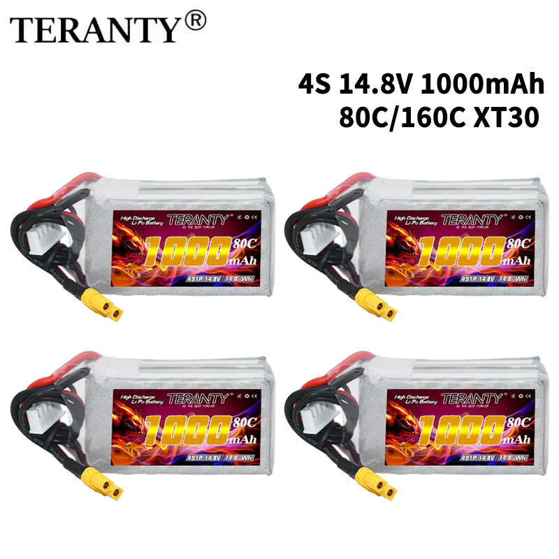 Drone Gimbal Controller - TERANTY 4S 1000mAh 14.8V 80C/160C Bateria
