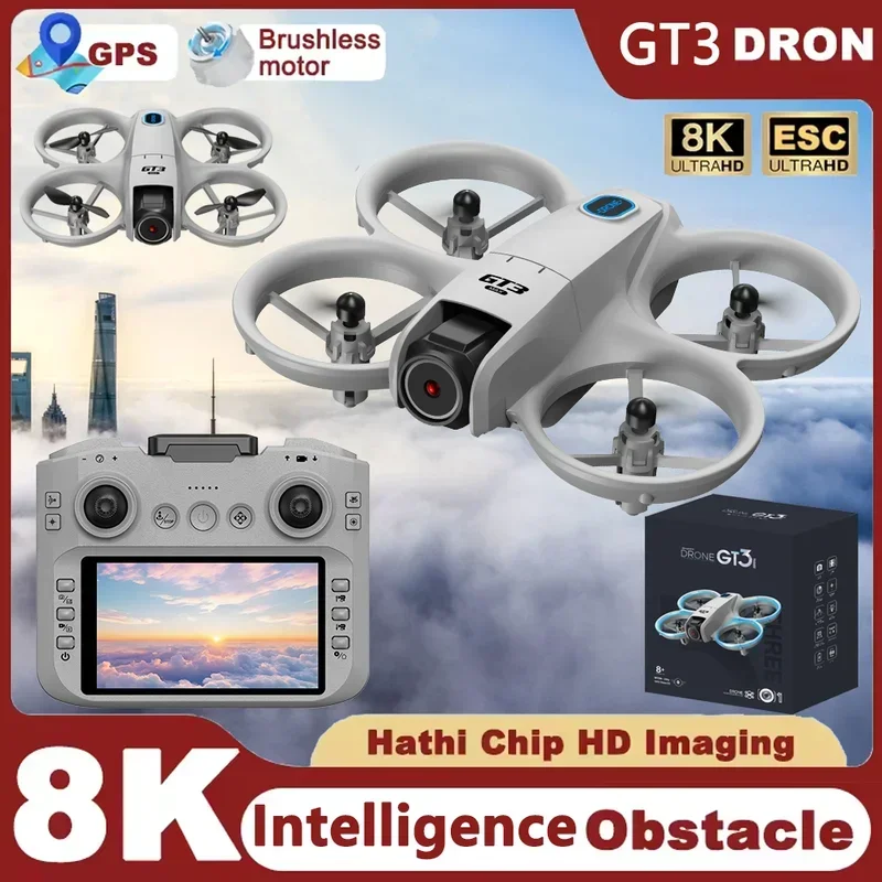 Drone Gimbal 2 Axis - Nowy Mini Dron GT3 Rc Quadcopter