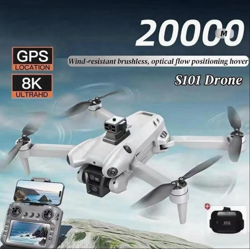 Drone Gimbal 3 Axis - Dron Xiaomi S101 8K HD Profesjonalny