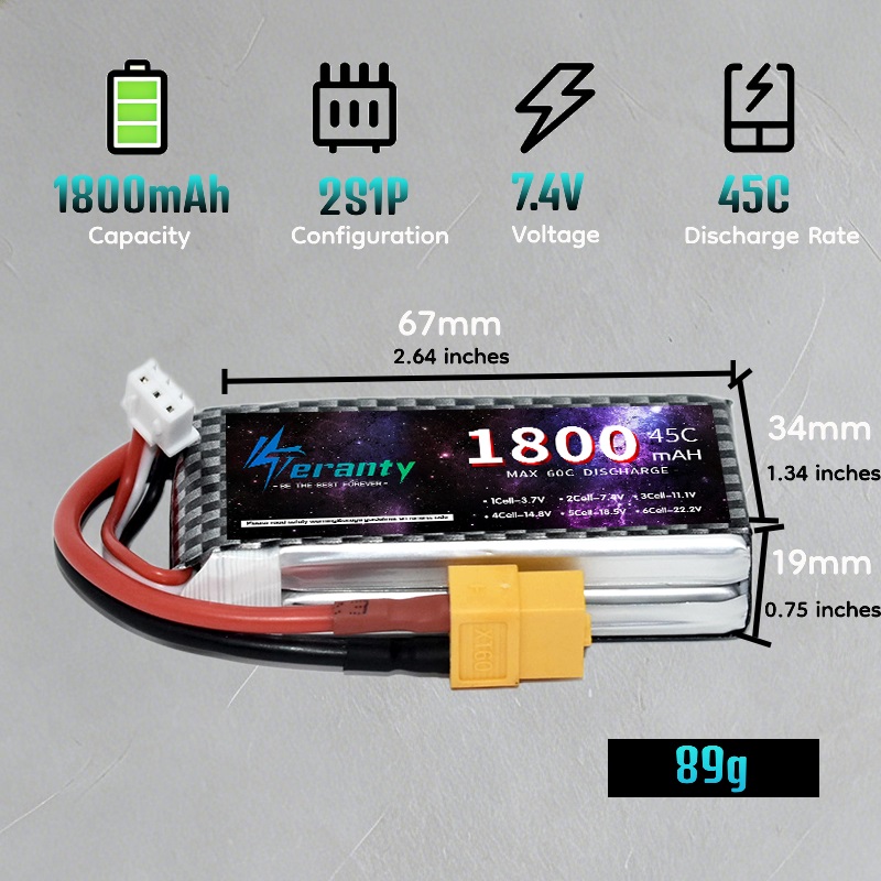 TERANTY 2S 3S 4S 1800mAh Bater – Drone Gimbal Controller recenzja i cena
